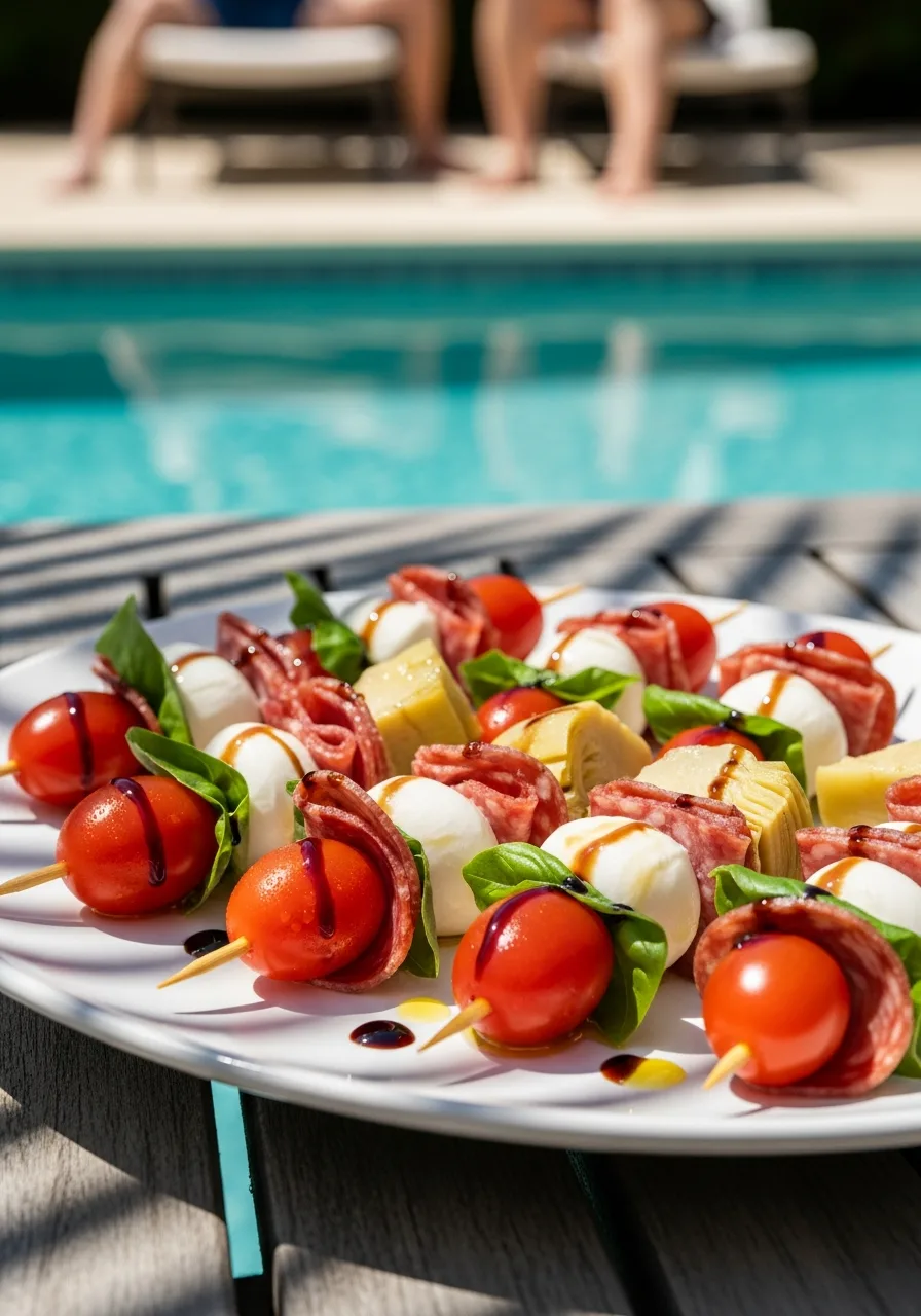 21. Antipasto Skewers