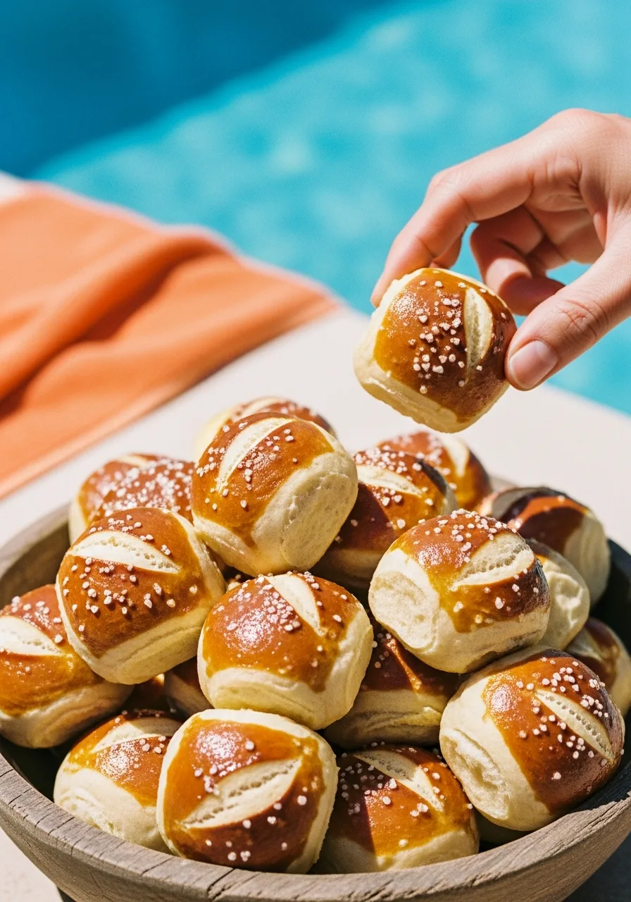 33. Warm Pretzel Bites