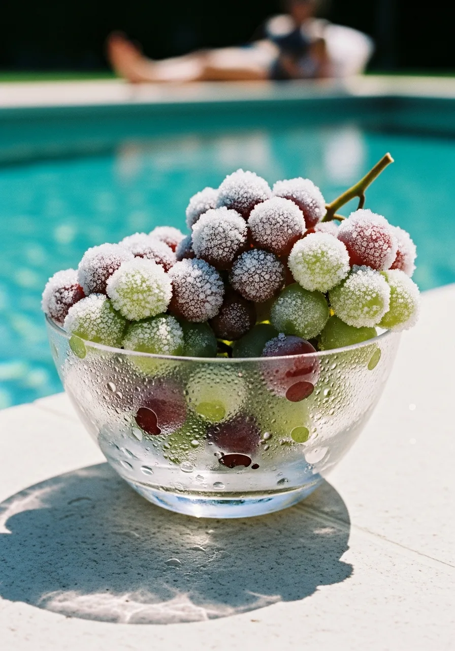 48. Refreshing Frozen Grapes