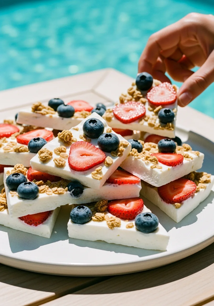 6. Frozen Yogurt Bark