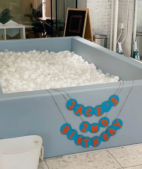 Bubble Ball Pit splish splash birthday party ideas