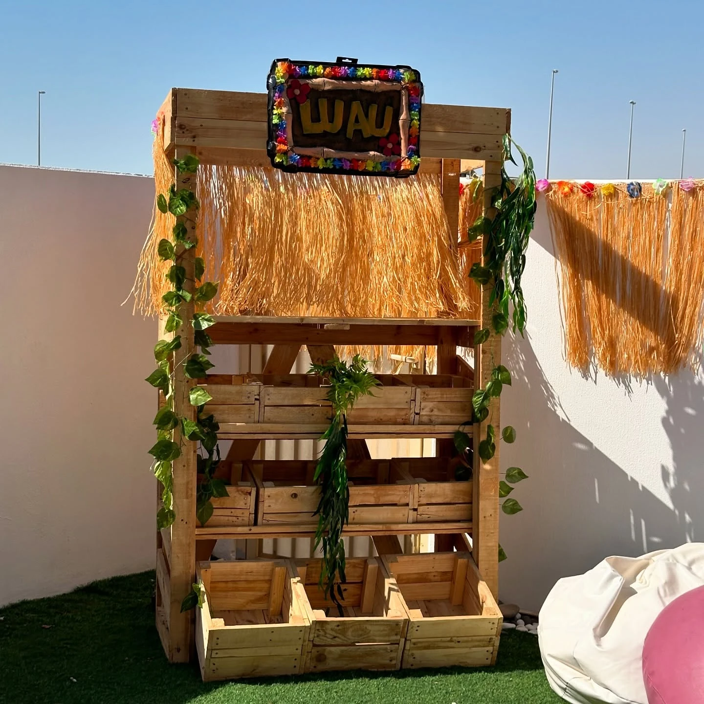 Vertical Crate Stand splish splash birthday party ideas