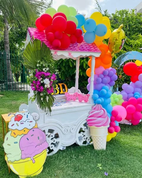 Refreshing Concession Cart splish splash birthday party ideas