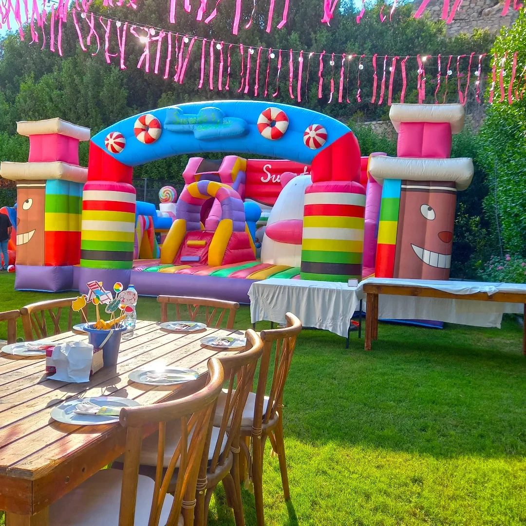 Giant Water Inflatables splish splash birthday party ideas
