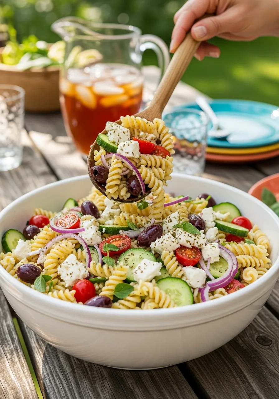 24. Greek Pasta Salad
