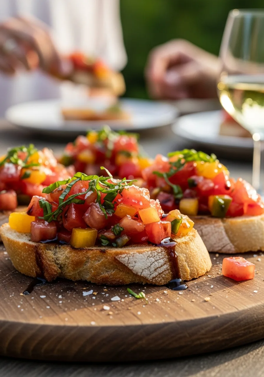 25. Tomato Bruschetta