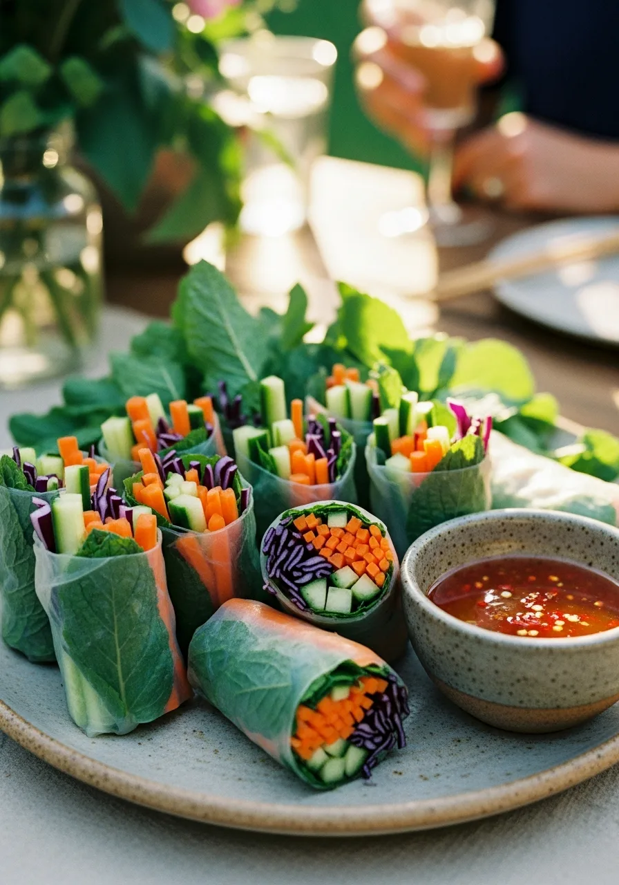 30. Veggie Spring Rolls