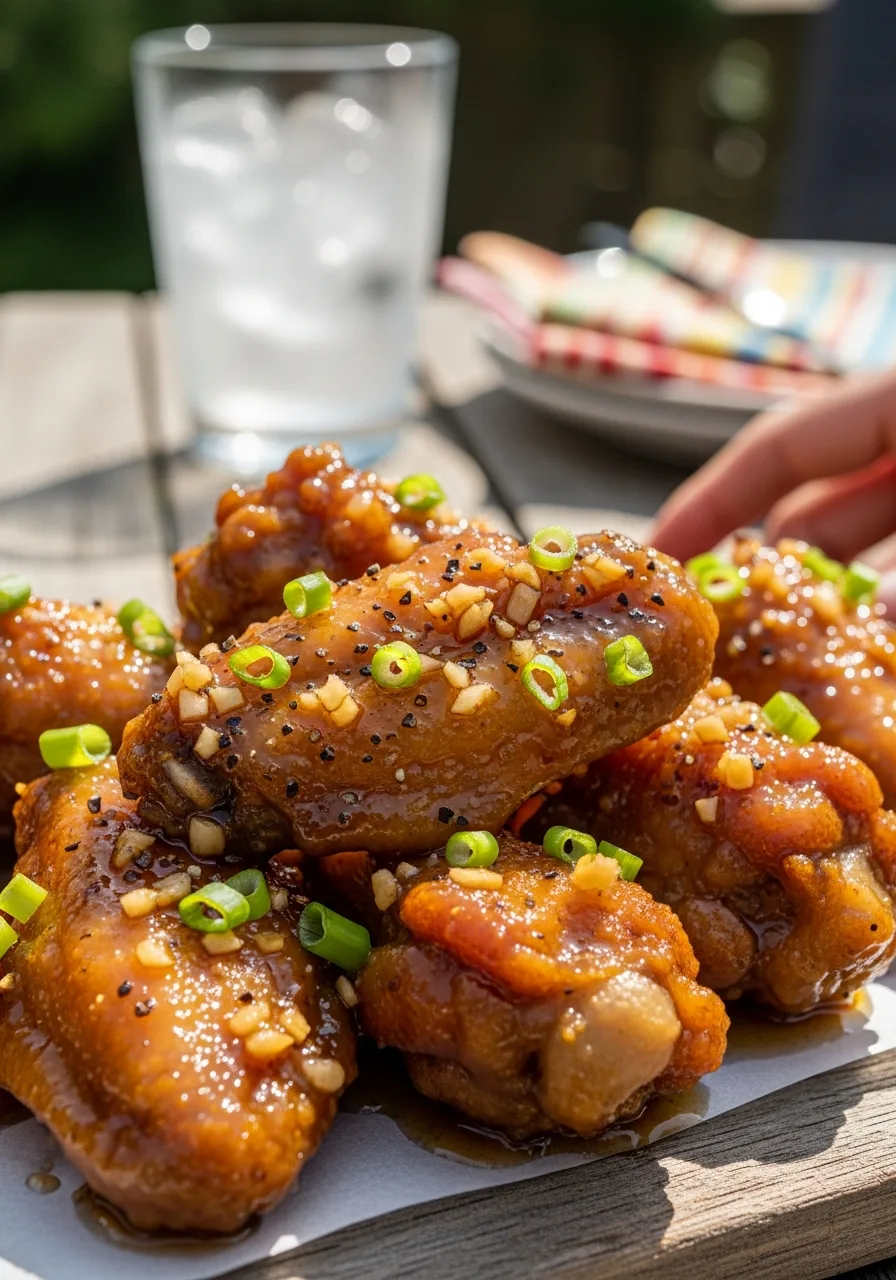 37. Honey Garlic Wings