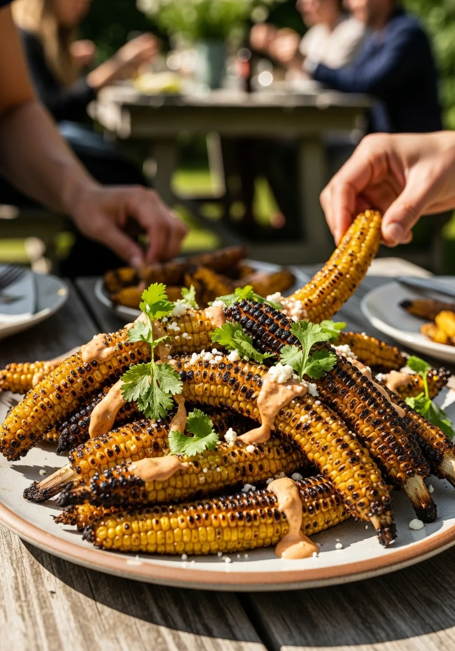 4. Grilled Corn Ribs