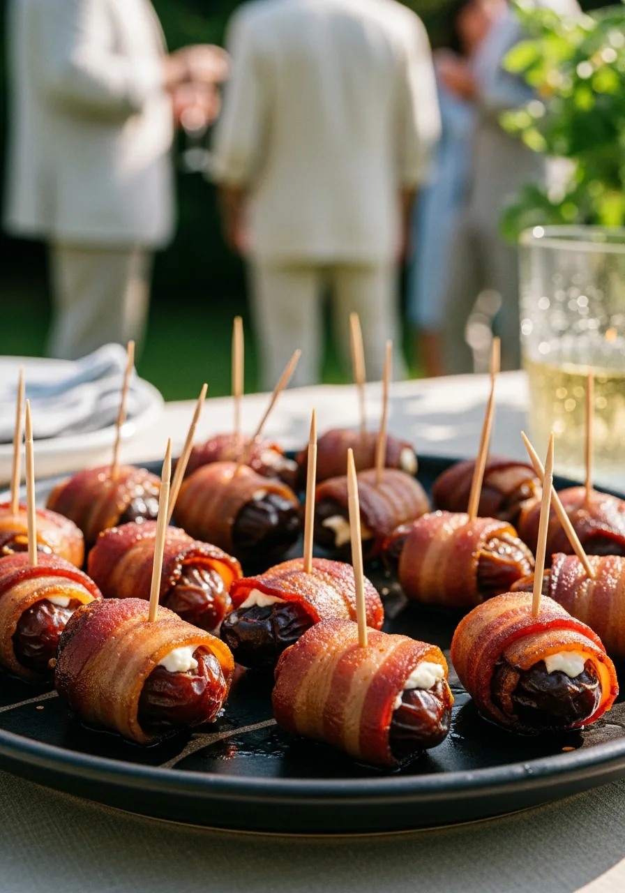 42. Bacon Wrapped Dates