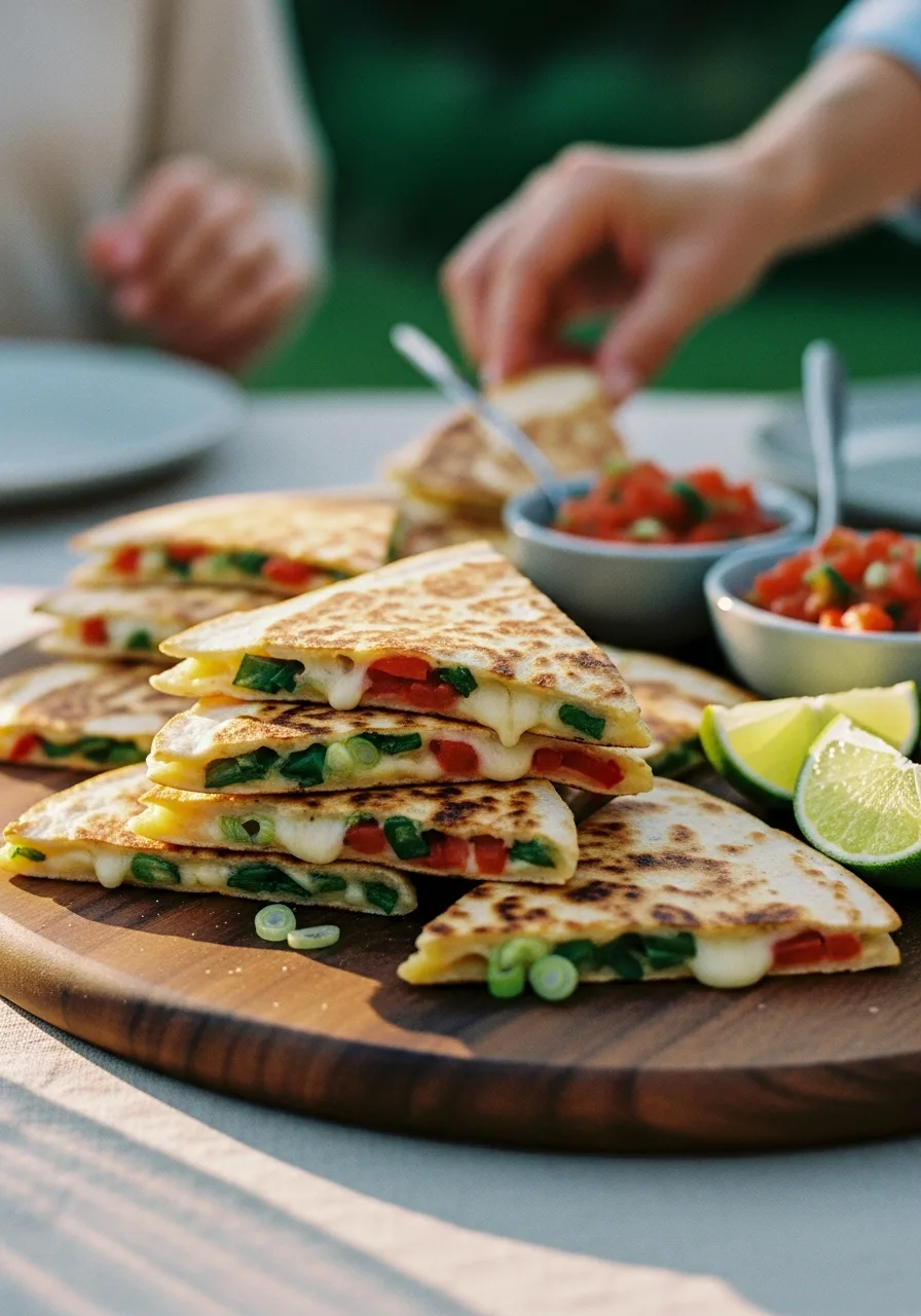 49. Quesadilla Triangles