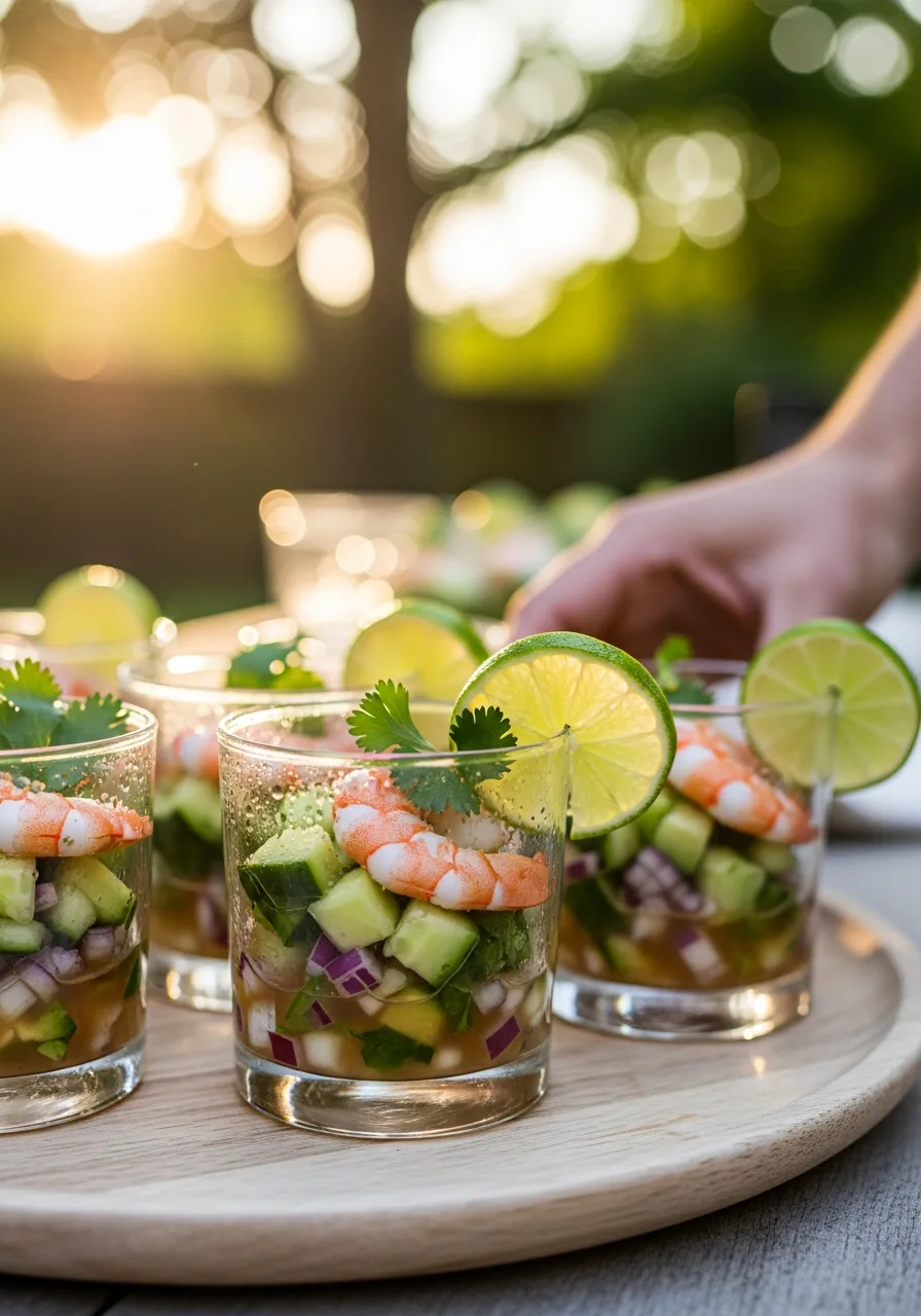 5. Shrimp Ceviche Cups