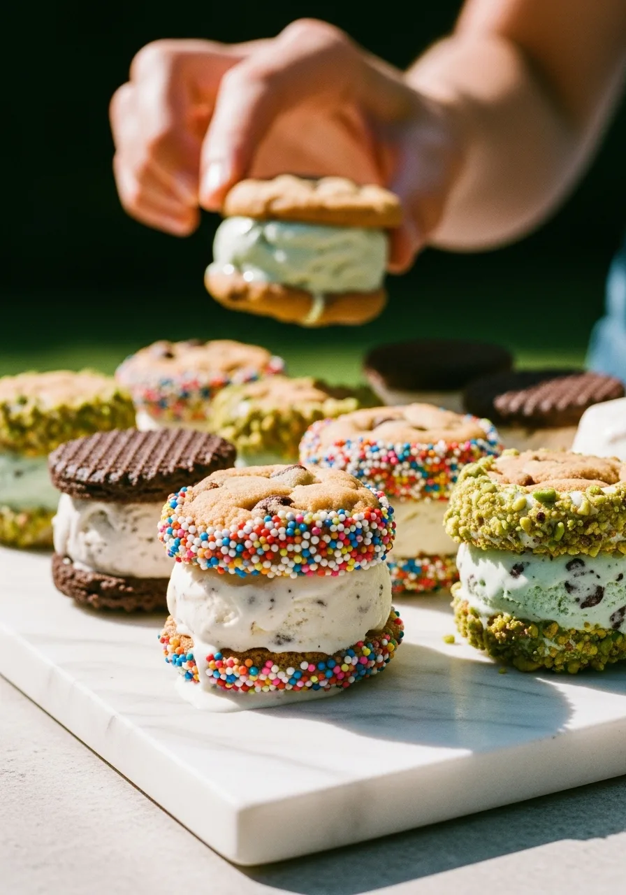 54. Mini Ice Cream Sandwiches