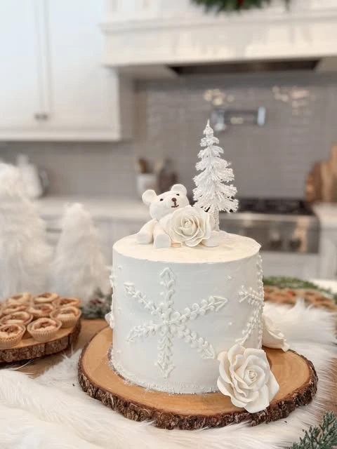 Layered Forest Treats winter baby shower ideas