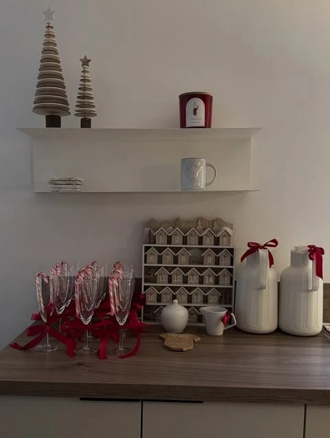 Winter Drink Station winter baby shower ideas