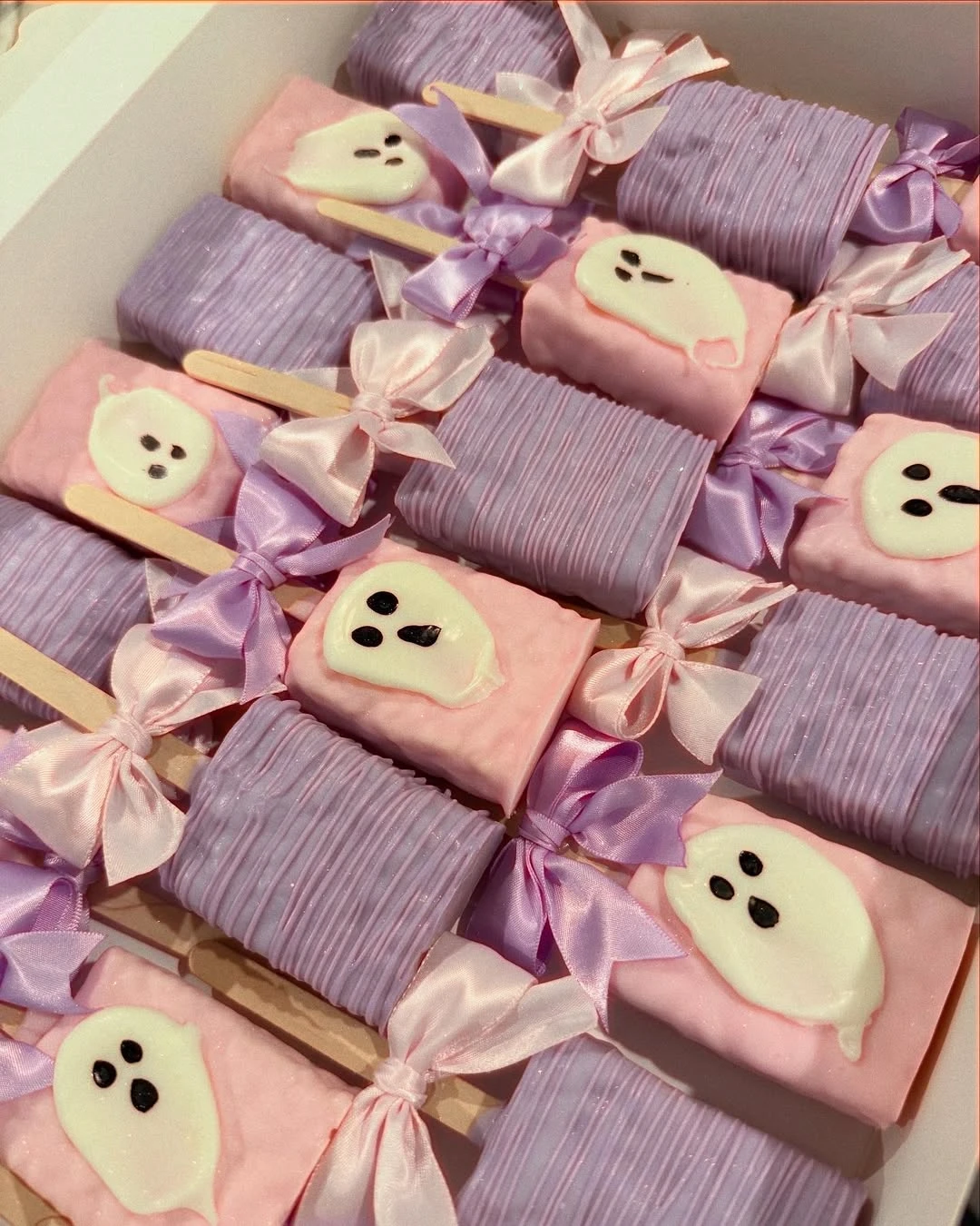 Pastel Ghost Treat Assortment a little boo is due baby shower ideas
