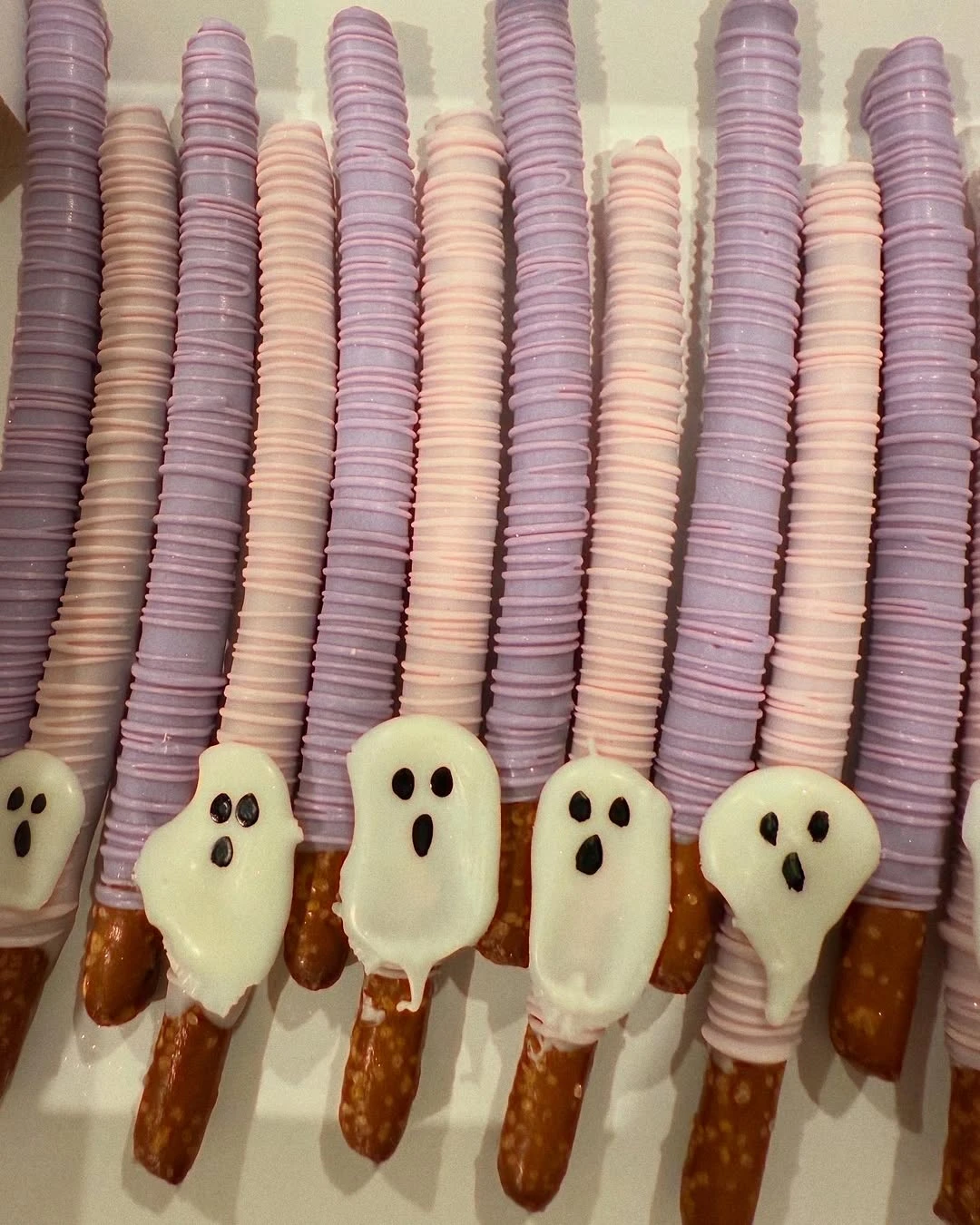 Pastel Ghost Treat Assortment a little boo is due baby shower ideas
