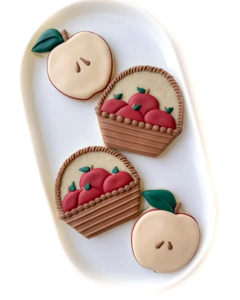 Artisan Apple Motif Sweets apple of our eye baby shower ideas