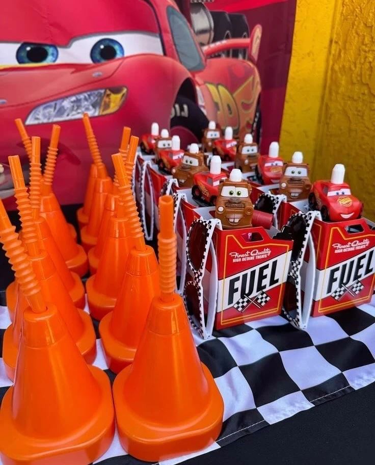 Fuel Can Favor Kits cars birthday party