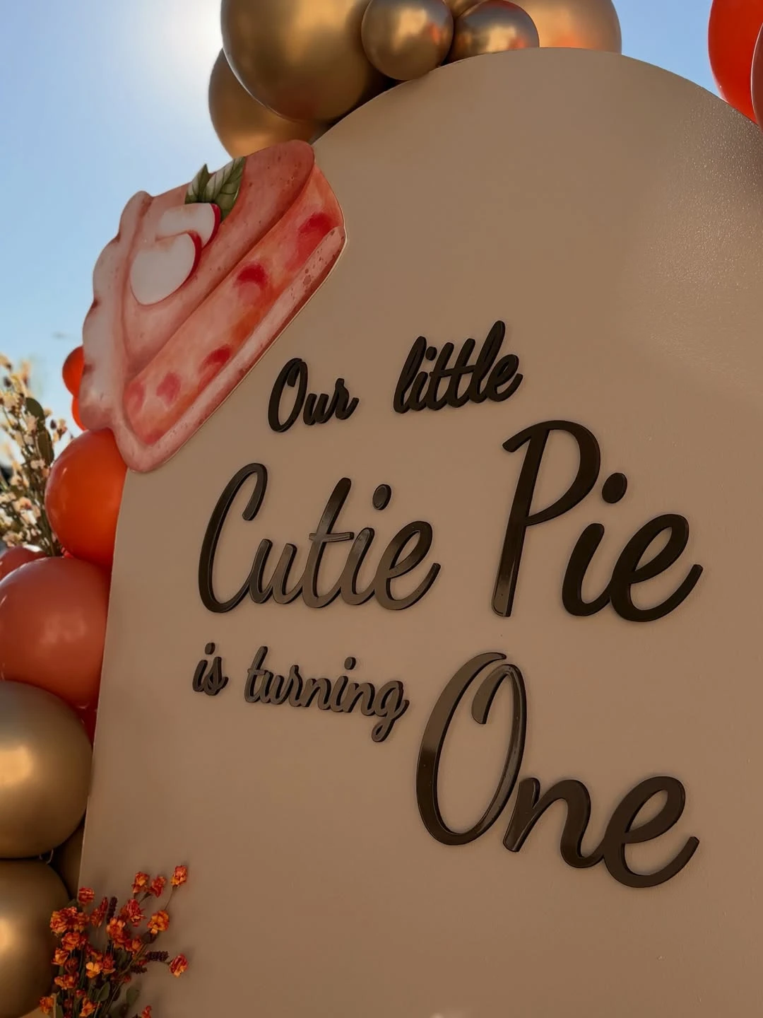 Little Cutie Pie Theme fall birthday party ideas