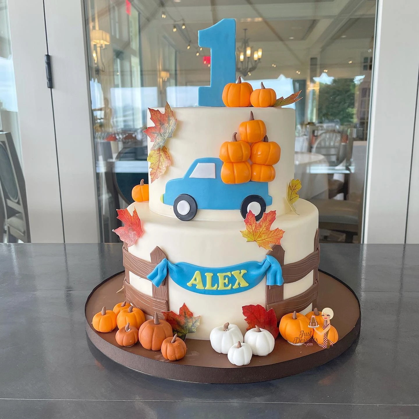 Harvest Truck Birthday Theme fall birthday party ideas