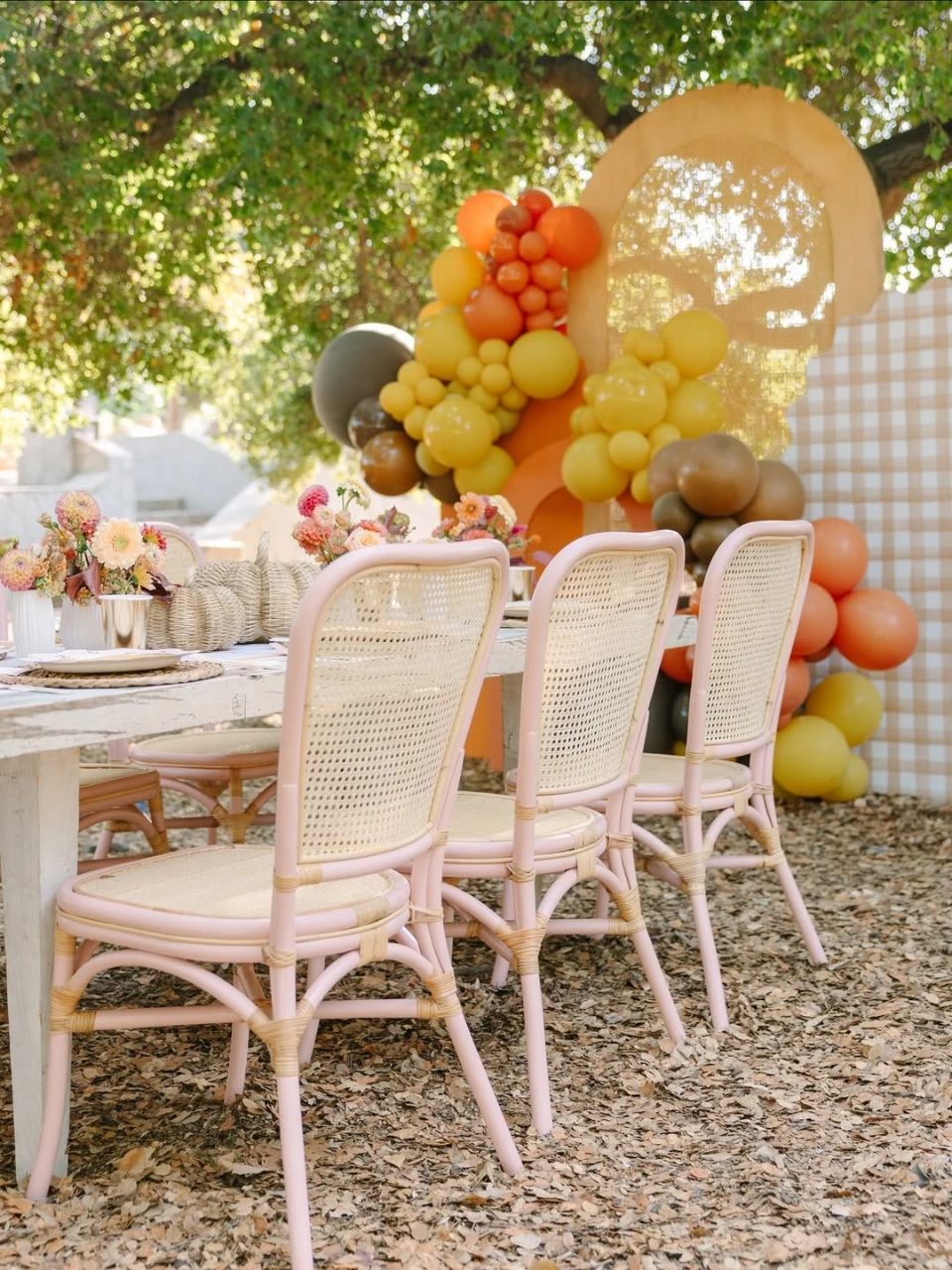 Modern Boho Harvest Theme fall birthday party ideas