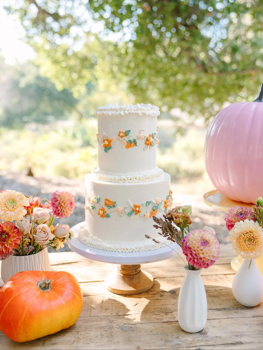 Botanical Autumn Dessert Table fall birthday party ideas