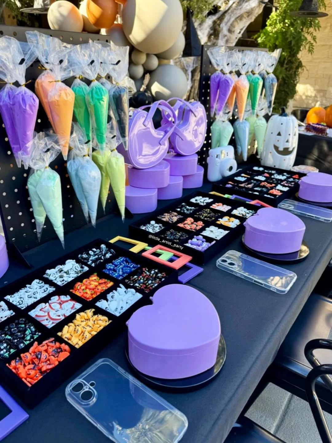 Creative Seasonal Craft Stations fall birthday party ideas