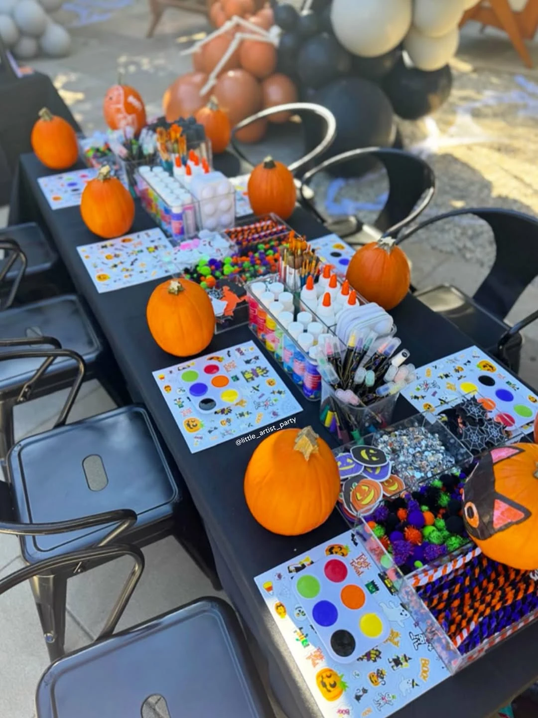 Creative Seasonal Craft Stations fall birthday party ideas
