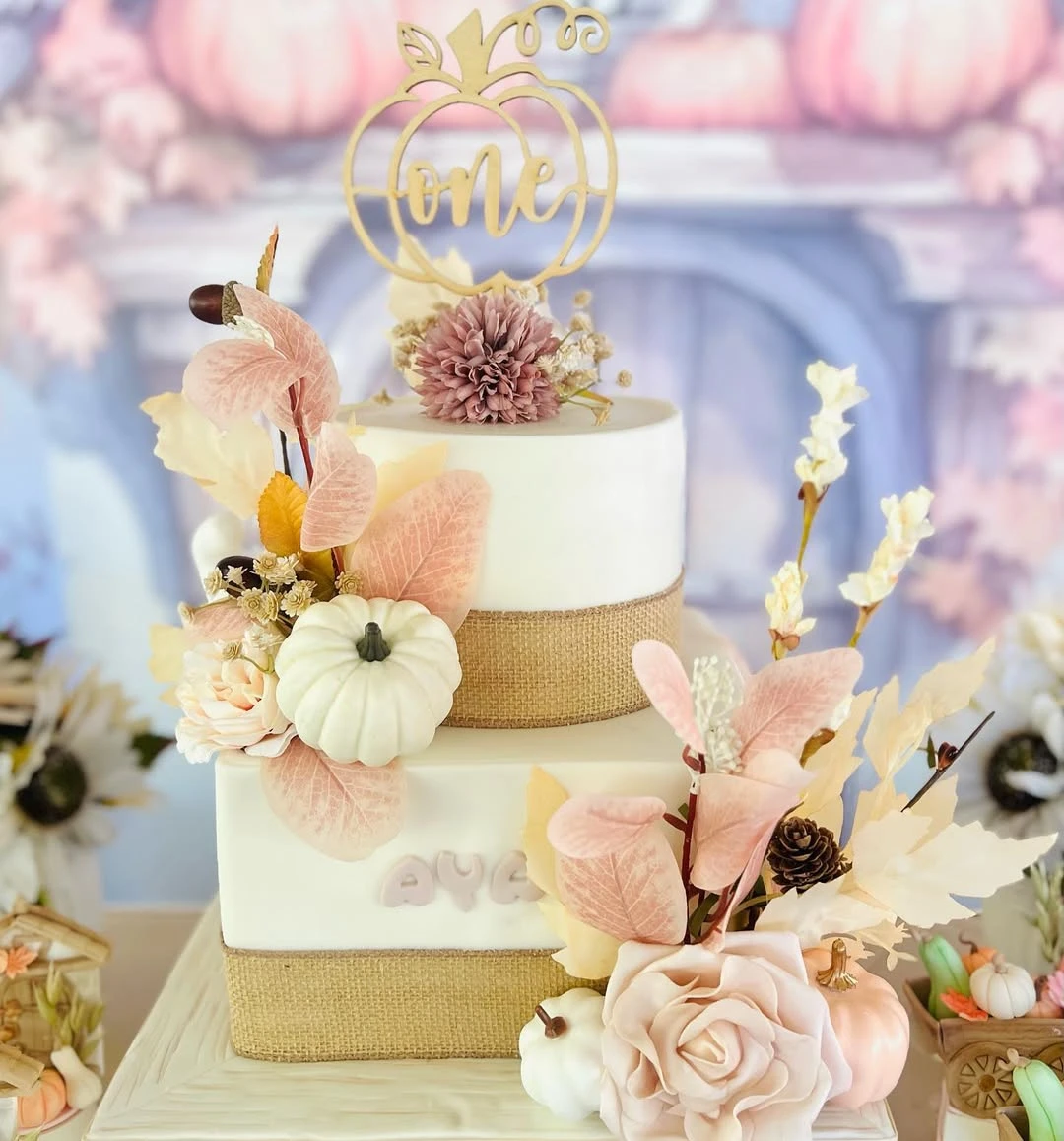Muted Harvest First Birthday fall birthday party ideas
