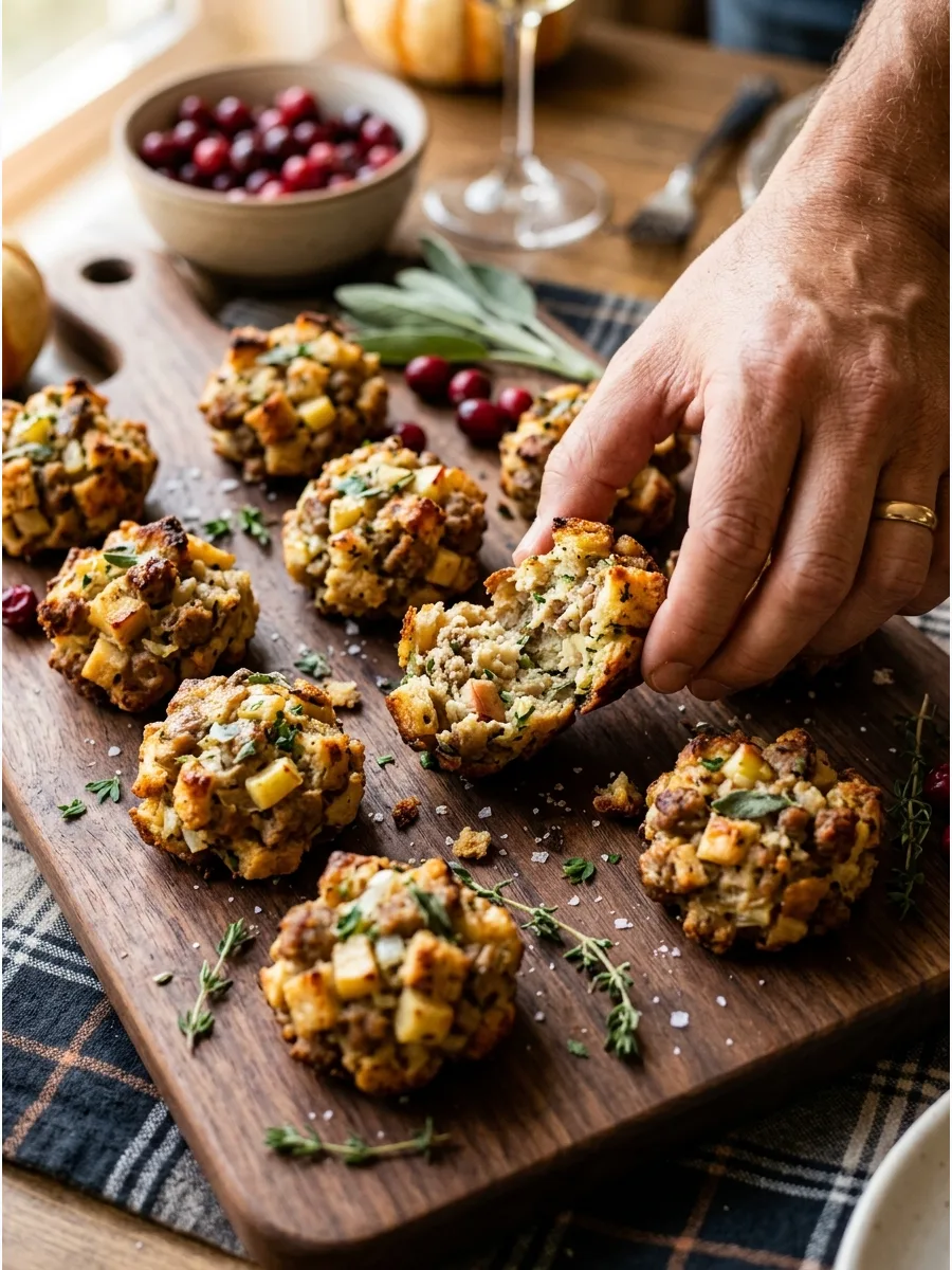 11. Sausage Apple Stuffing Balls