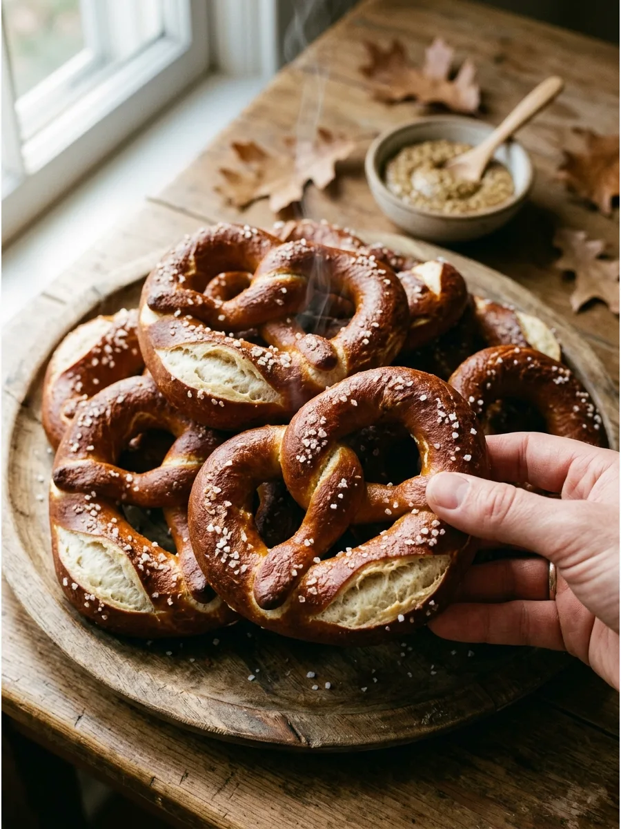 13. Warm Soft Pretzels
