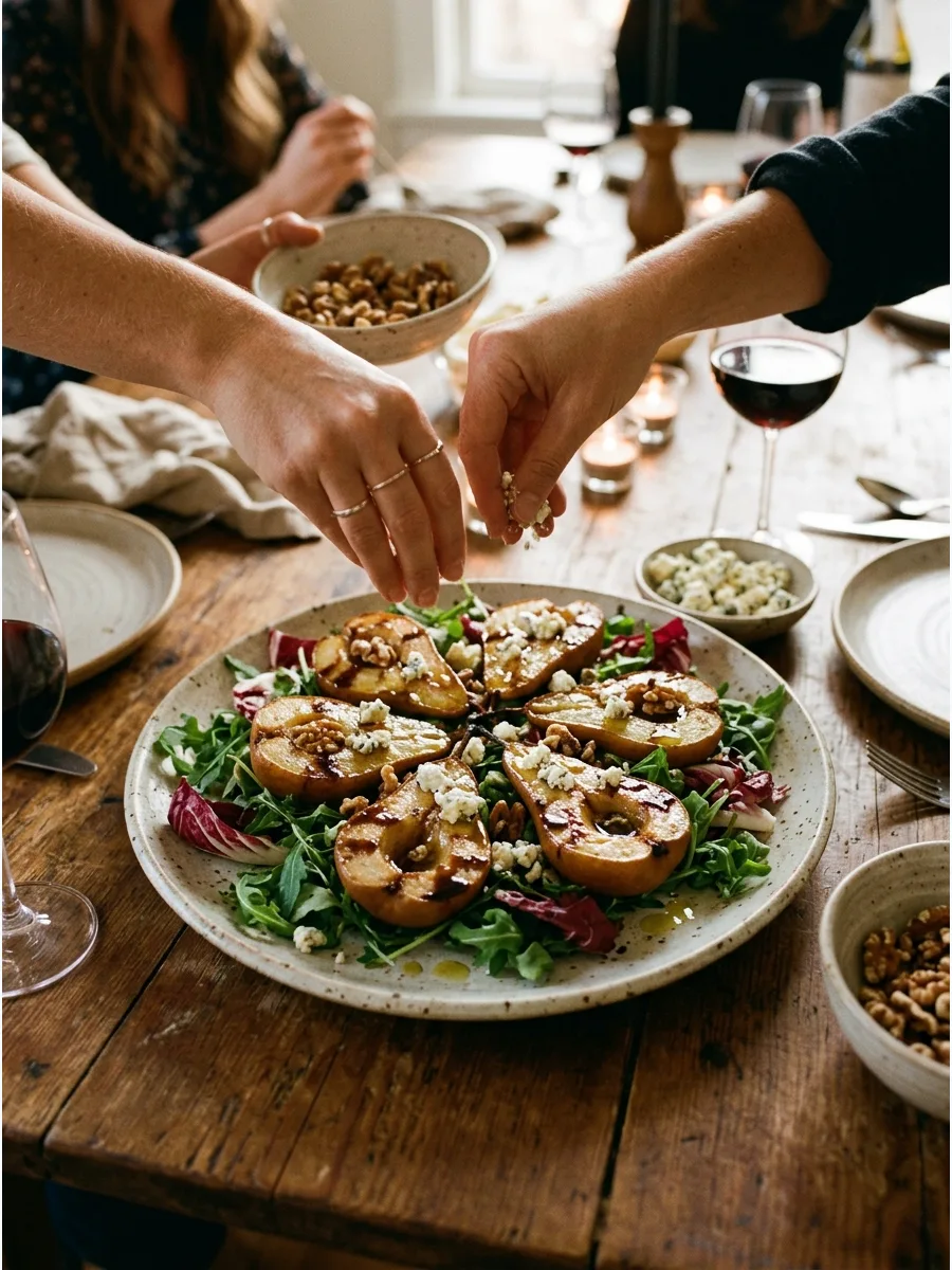 15. Roasted Pear Salad