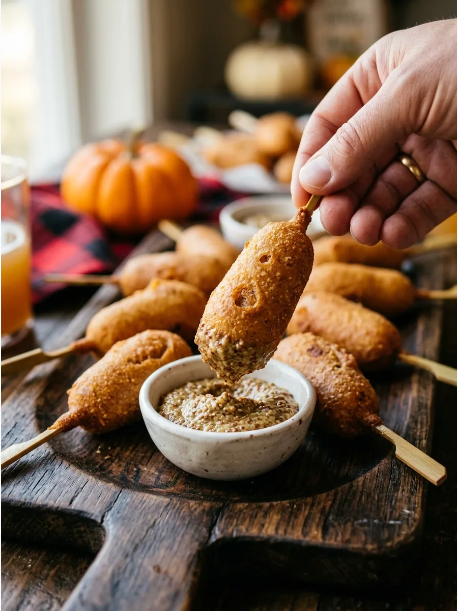 16. Mini Corn Dogs