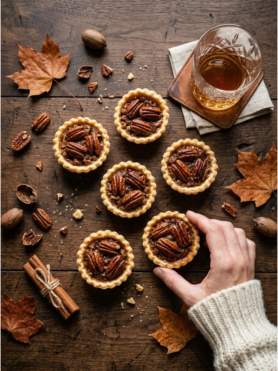 17. Bourbon Pecan Tartlets