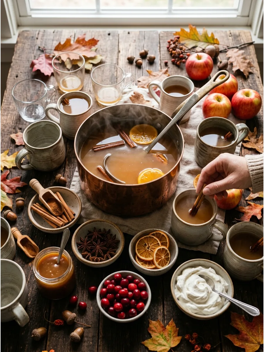 2. Hot Apple Cider Bar