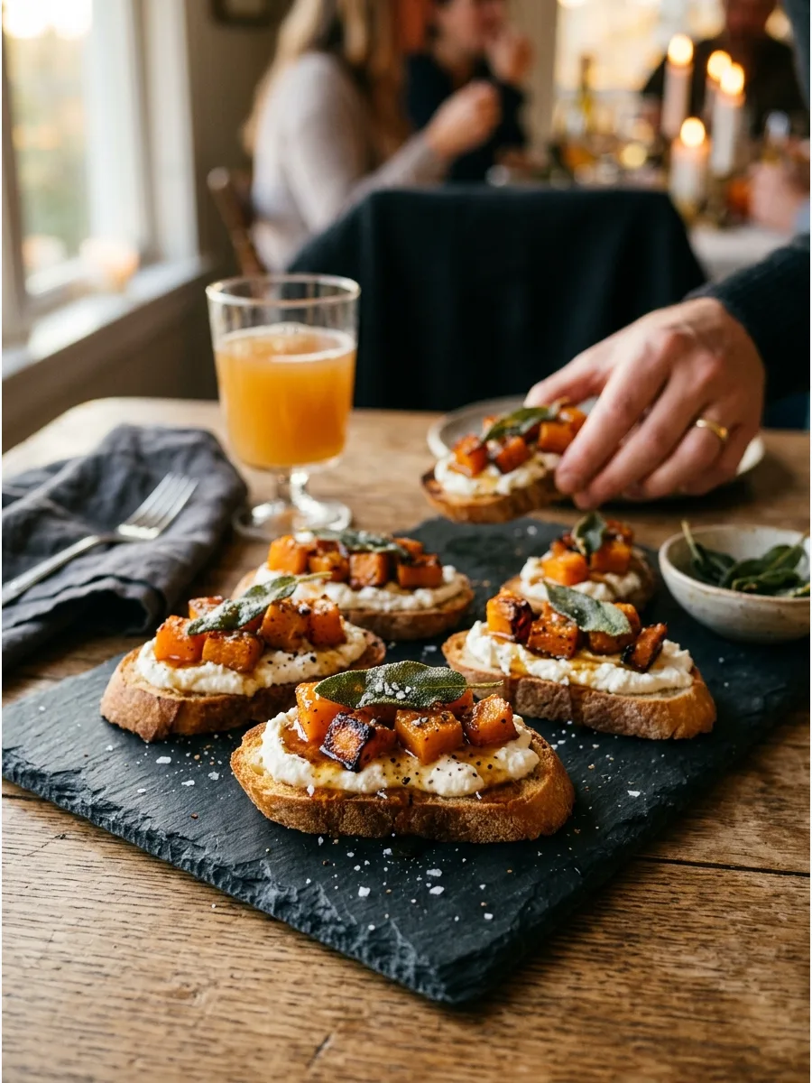 3. Butternut Squash Crostini