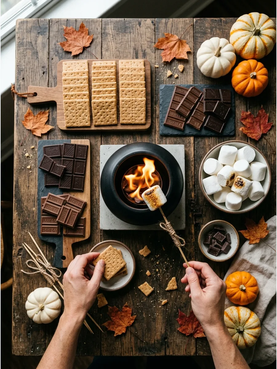 30. S'mores Bar Station