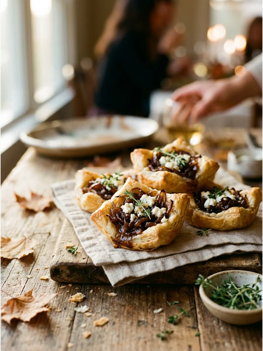 36. Caramelized Onion Tartlets