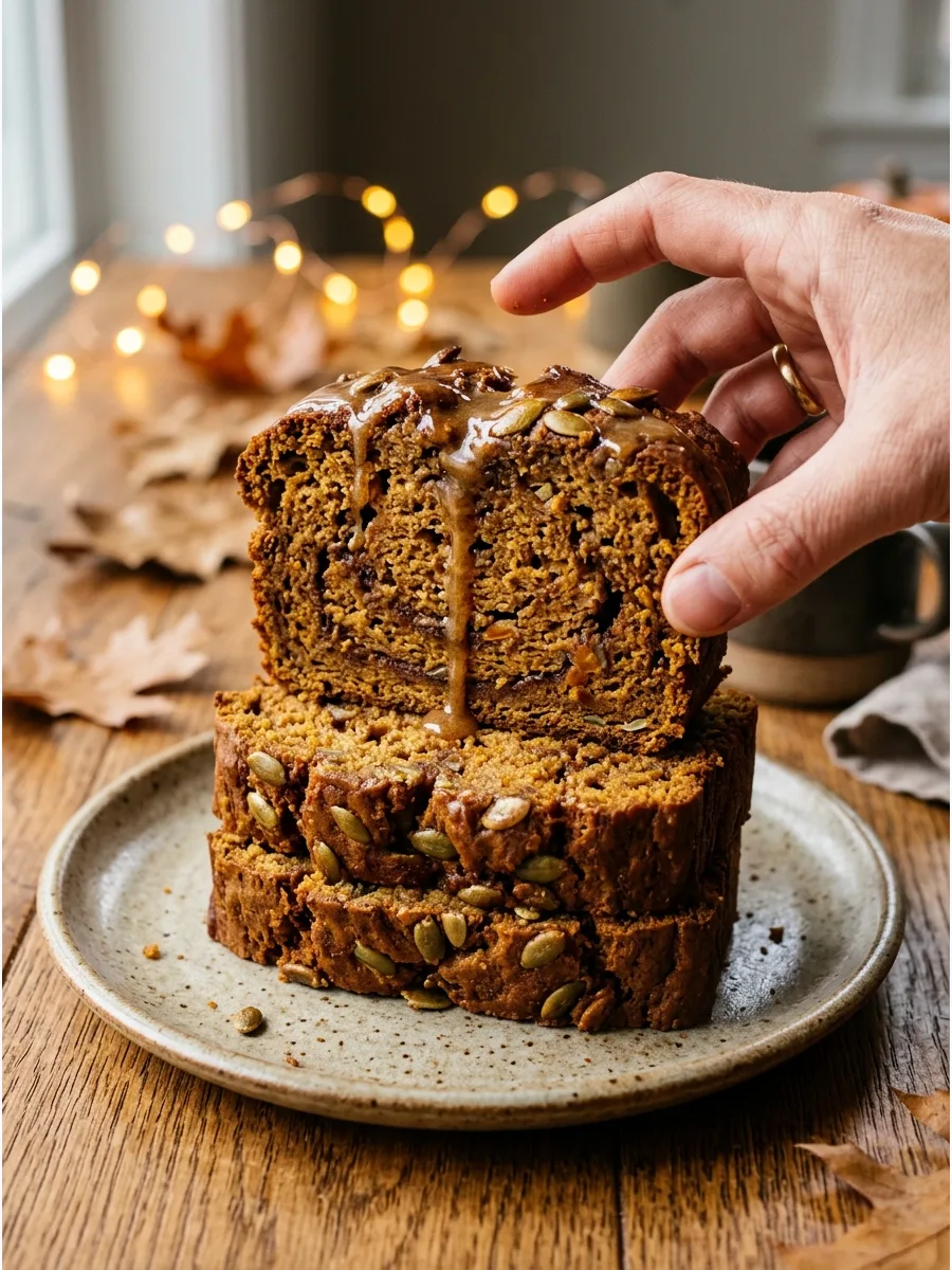 44. Pumpkin Bread Slices
