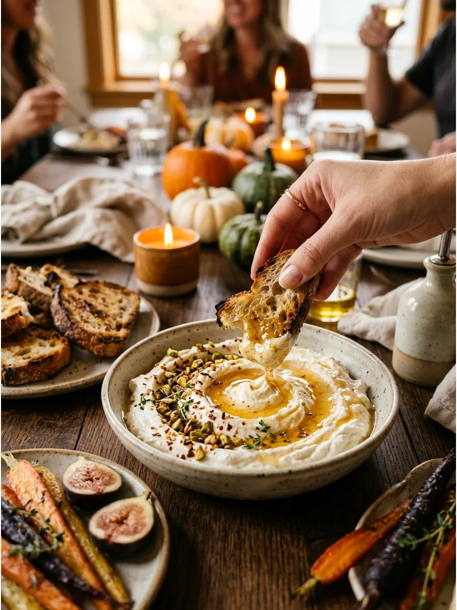 5. Whipped Feta Honey Dip