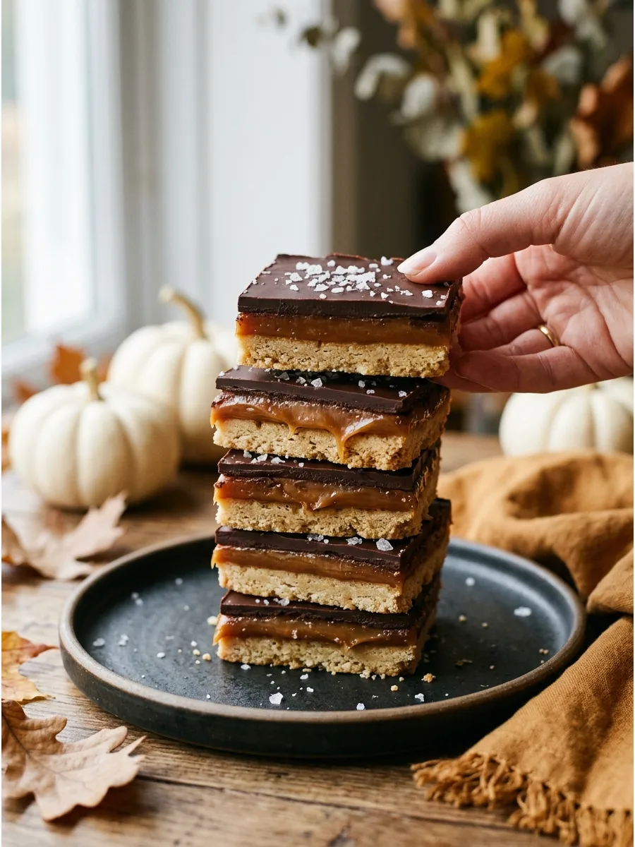 54. Salted Caramel Shortbread