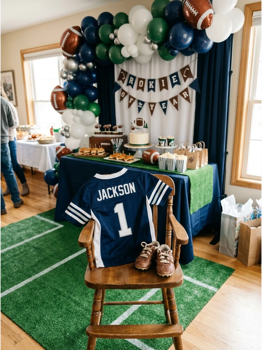 Rookie of the Year Jersey first year down football birthday