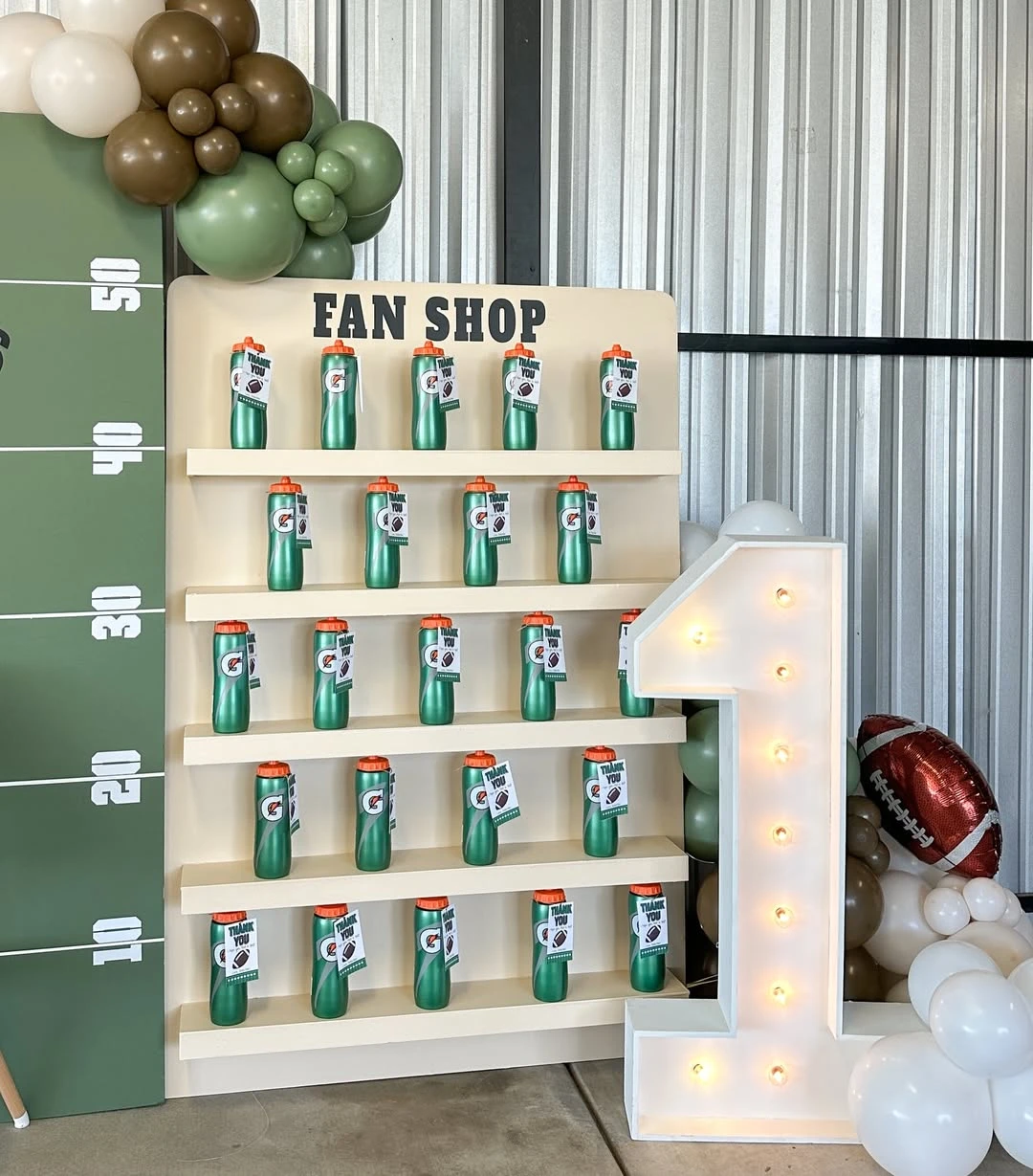 Sideline Fan Shop Favors first year down football birthday