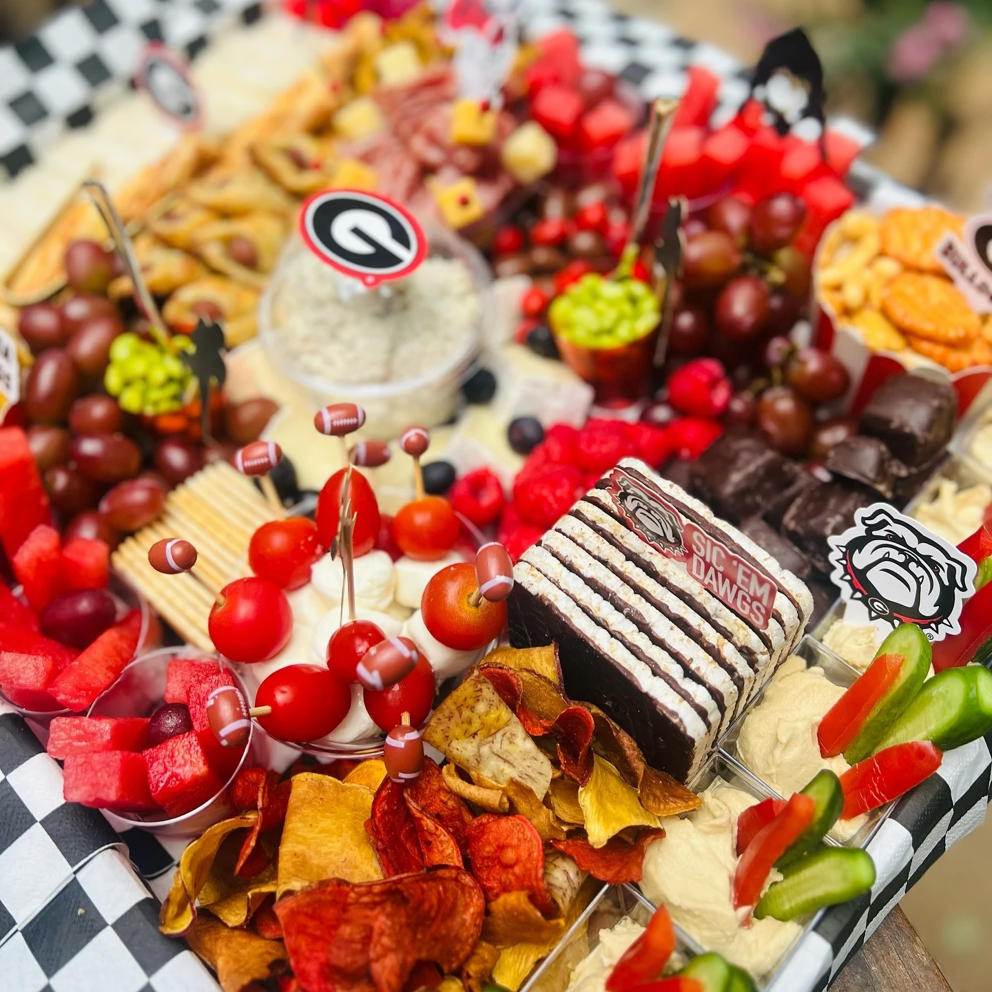Rookie Snack Picks first year down football birthday