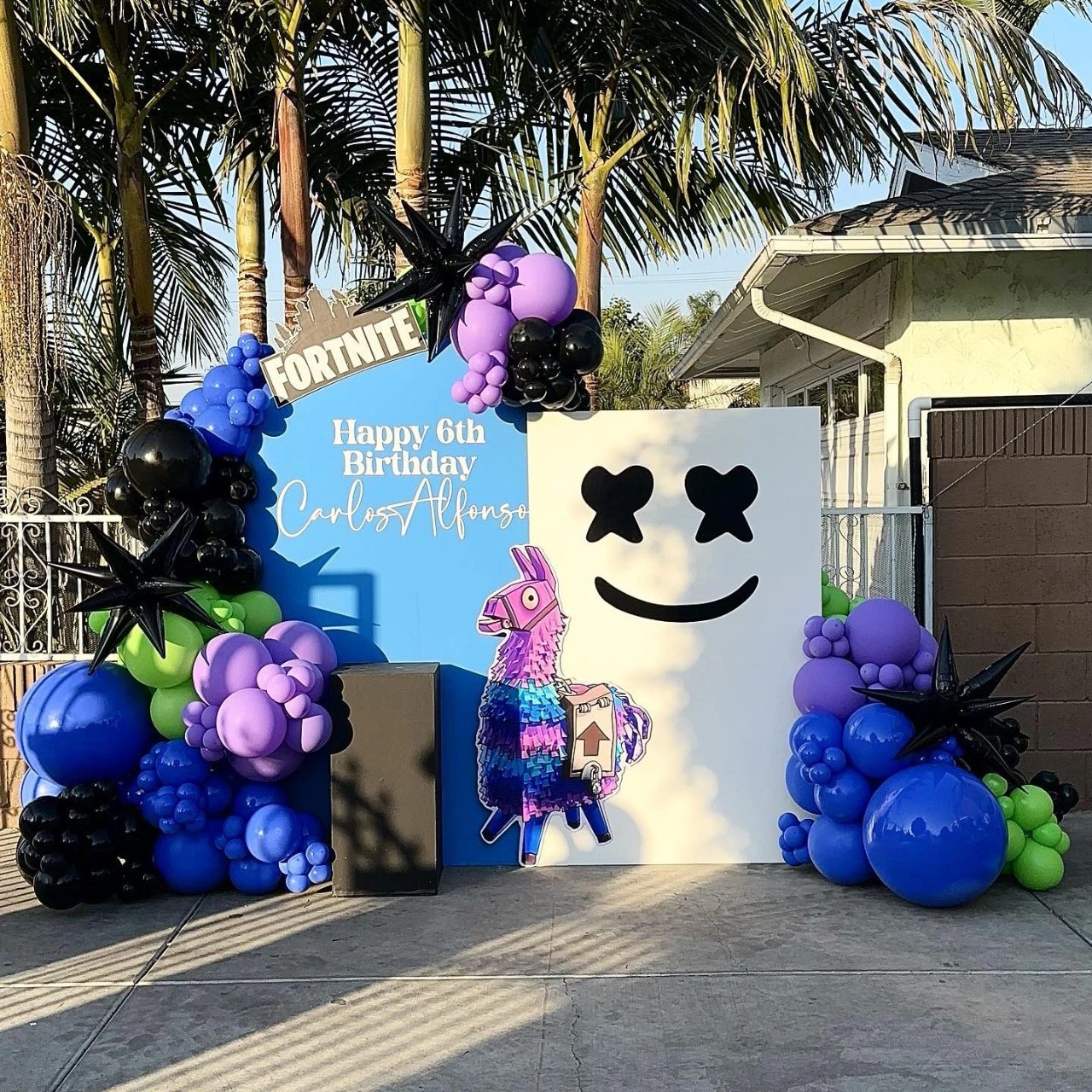 Graphic Character Focal Point fortnite birthday party ideas