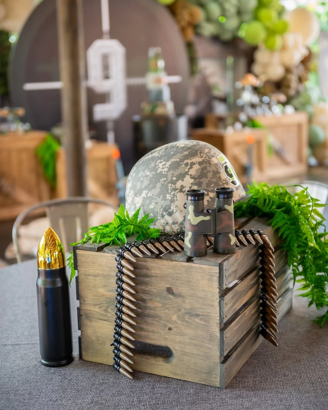 Scavenged Supply Centerpieces fortnite birthday party ideas