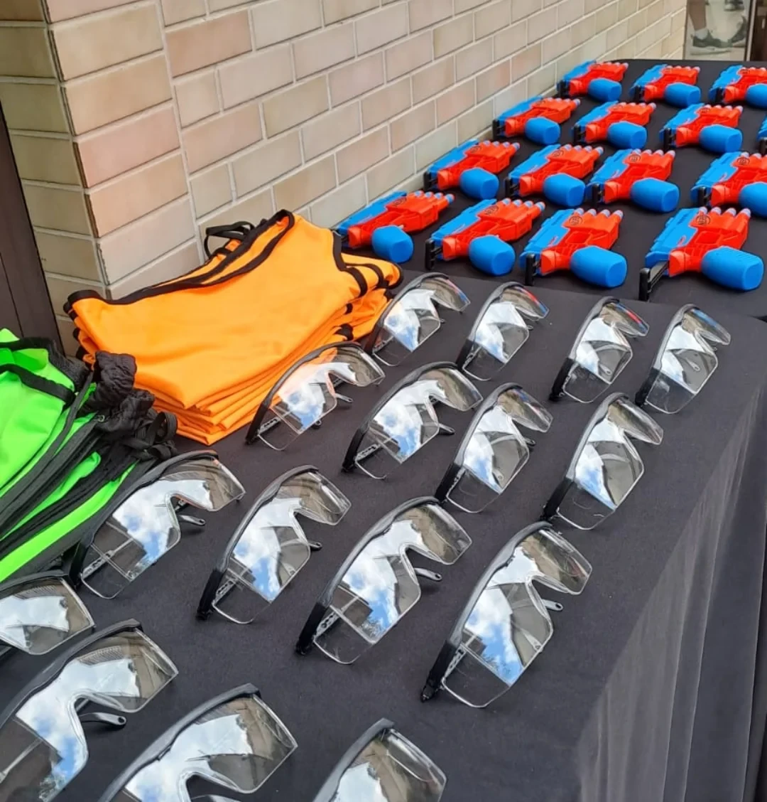 Foam Blaster Training Station fortnite birthday party ideas