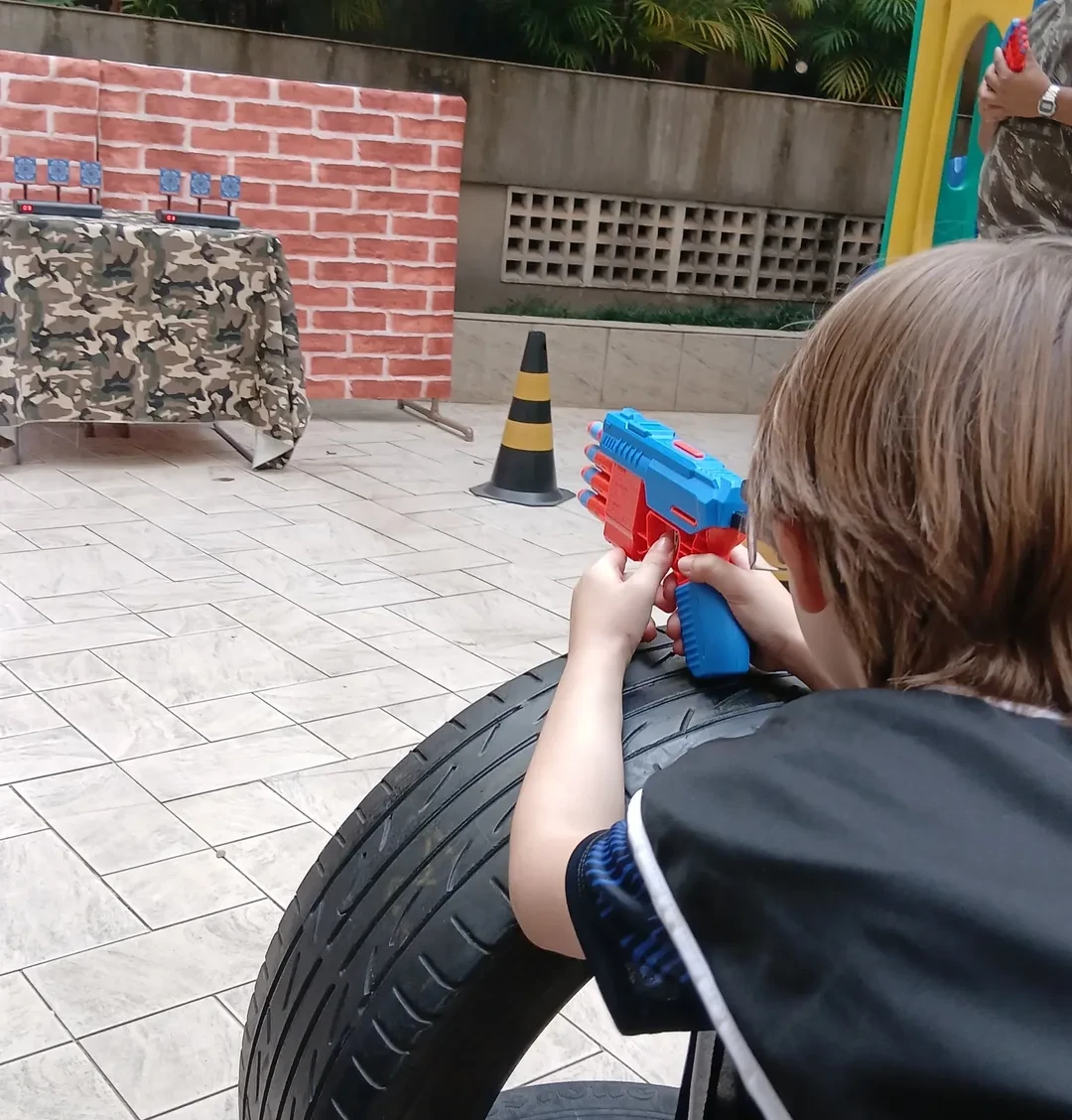 Foam Blaster Training Station fortnite birthday party ideas