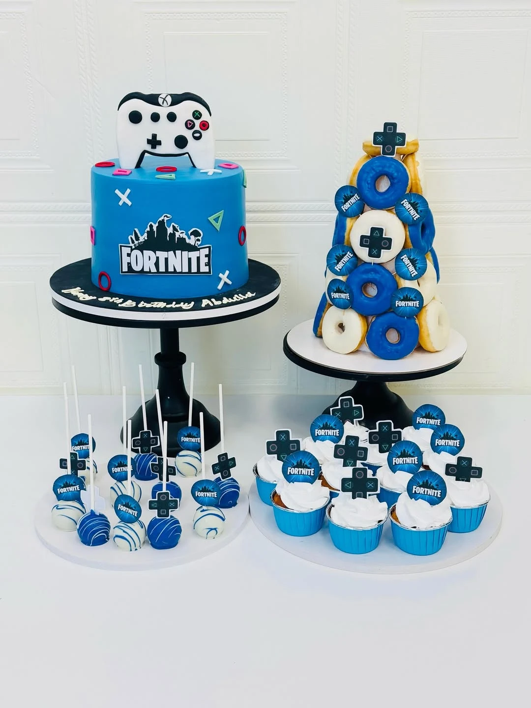Gamer-Centric Sweet Treats fortnite birthday party ideas